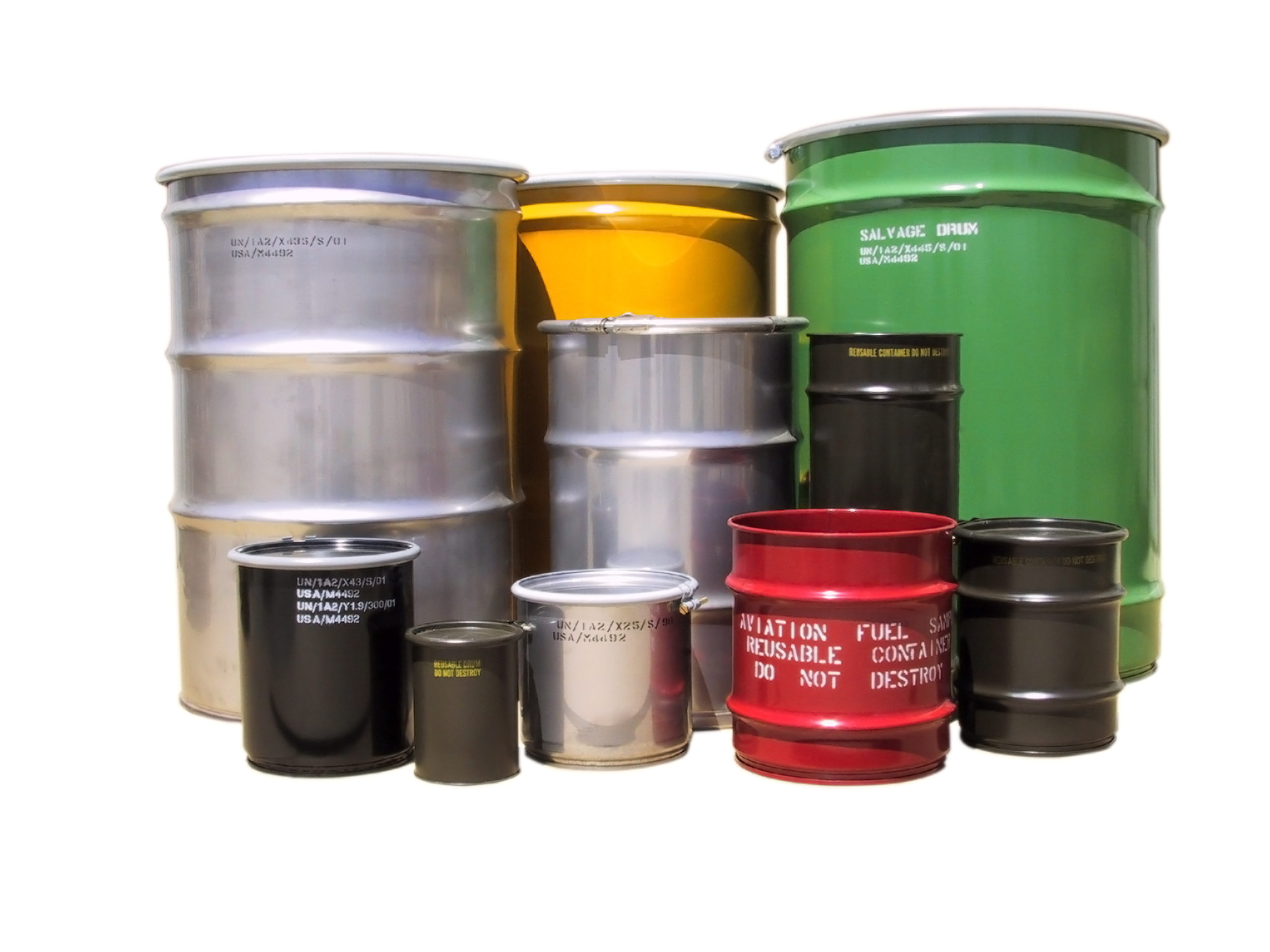 Stainless Steel Drums - Packaging Specialties, Inc.